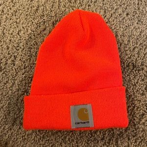Hunters orange Carhartt beanie- never worn